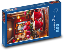 Blumen & Kaffee Puzzle 500 Teile - 46 x 30 cm