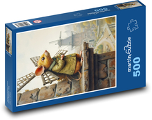 Myš a veterný mlyn Puzzle 500 dielikov - 46 x 30 cm 