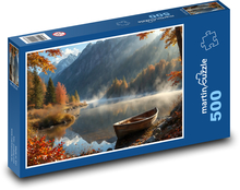 Boot auf dem See Puzzle 500 Teile - 46 x 30 cm