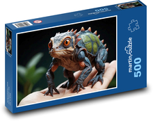 Tier zur Hand Puzzle 500 Teile - 46 x 30 cm