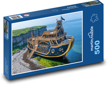 Loď na moři Puzzle 500 dílků - 46 x 30 cm