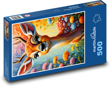Jeleň srnčí Puzzle 500 dielikov - 46 x 30 cm 