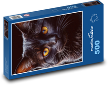 Čierna mačka Puzzle 500 dielikov - 46 x 30 cm 