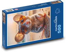 Myš v brýlích Puzzle 500 dílků - 46 x 30 cm