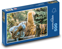 Hravé tigrie mláďa Puzzle 500 dielikov - 46 x 30 cm 