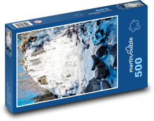 Zamarznięty wodospad Puzzle 500 elementów - 46x30 cm