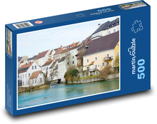 Mesto Steyr v Rakúsku Puzzle 500 dielikov - 46 x 30 cm 