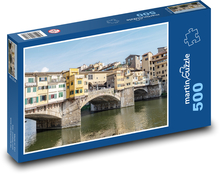 Ponte Vecchio - Most Puzzle 500 - 46x30 cm