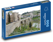 Most - Toledo, Španělsko Puzzle 500 dílků - 46 x 30 cm