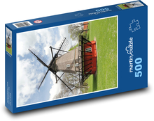 Mühle - Dänemark Puzzle 500 Teile - 46 x 30 cm