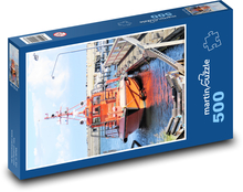 Hafen - Boot Puzzle 500 Teile - 46 x 30 cm