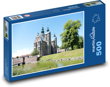 Hrad Rosenborg v Kodani, Dánsko Puzzle 500 dielikov - 46 x 30 cm 
