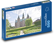 Renaissance-Schloss Rosenborg, Kopenhagen - Dänemark Puzzle 500 Teile - 46 x 30 cm