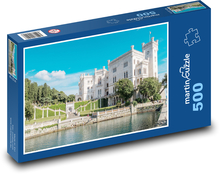 Castello di Miramare - Włochy Puzzle 500 elementów - 46x30 cm