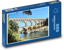 Pont du Gard - France Puzzle of 500 pieces - 46 x 30 cm 