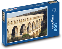 Pont du Gard - Aqueduct Puzzle of 500 pieces - 46 x 30 cm