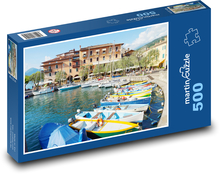 Taliansko - Gardský prístav Puzzle 500 dielikov - 46 x 30 cm 