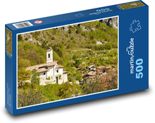 Pregasina - kościół, Włochy Puzzle 500 elementów - 46x30 cm