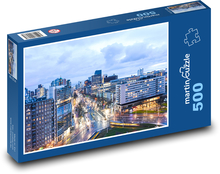 Rotterdam nocą Puzzle 500 elementów - 46x30 cm
