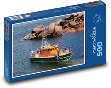 Bretónsko - loď Puzzle 500 dielikov - 46 x 30 cm 