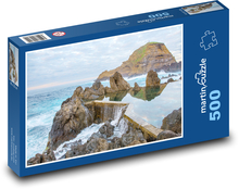 Ocean Atlantycki - skały Puzzle 500 elementów - 46x30 cm