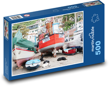 Lodě Madeira Puzzle 500 dílků - 46 x 30 cm