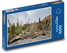 Lanzarote - kaktusy Puzzle 500 elementów - 46x30 cm