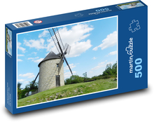 Větrný mlýn Puzzle 500 - 46x30 cm