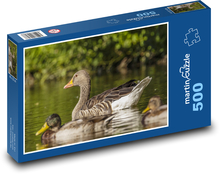 Husi na jazere Puzzle 500 dielikov - 46 x 30 cm 