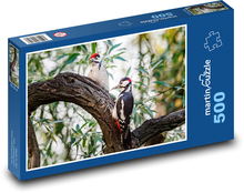 Dzięcioł drzewny Puzzle 500 elementów - 46x30 cm
