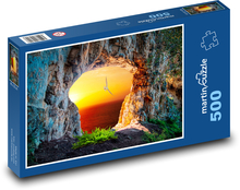 Cave, sunset Puzzle of 500 pieces - 46 x 30 cm 