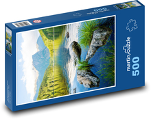 See in den Bergen Puzzle 500 Teile - 46 x 30 cm