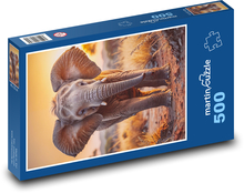 Elephant Puzzle of 500 pieces - 46 x 30 cm