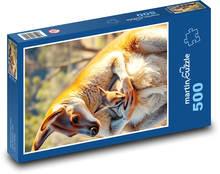 Känguru mit Baby Puzzle 500 Teile - 46 x 30 cm
