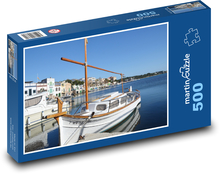 Loď v přístavu Puzzle 500 - 46x30 cm
