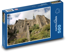 Mont Sant Michelle - Francúzsko Puzzle 500 dielikov - 46 x 30 cm 