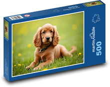 Pies - Szczeniak Puzzle 500 elementów - 46x30 cm