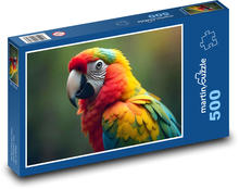 Papuga - ptak Puzzle 500 elementów - 46x30 cm