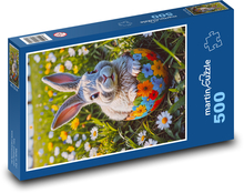 Zajączek wielkanocny Puzzle 500 elementów - 46x30 cm