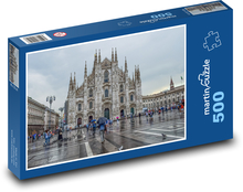 Włochy - MIlano Puzzle 500 elementów - 46x30 cm