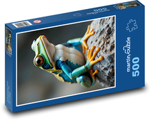 Žaba na kameni Puzzle 500 dielikov - 46 x 30 cm 