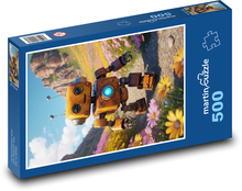Robot Puzzle of 500 pieces - 46 x 30 cm 