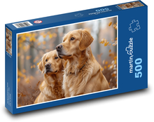 Psy v lese Puzzle 500 dielikov - 46 x 30 cm
