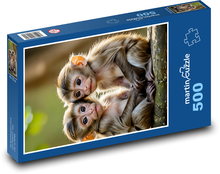 Opice Puzzle 500 dílků - 46 x 30 cm