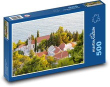 Kostel - hrad Puzzle 500 - 46x30 cm