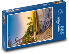 Frankreich - Küste Puzzle 500 Teile - 46 x 30 cm