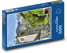 Kostol - Alpy Puzzle 500 dielikov - 46 x 30 cm 