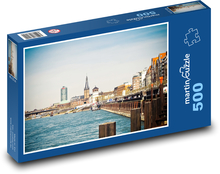 Düsseldorf - rzeka Puzzle 500 elementów - 46x30 cm