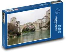 Bośnia - Mostar Puzzle 500 elementów - 46x30 cm