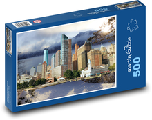 City - skyscrapers Puzzle of 500 pieces - 46 x 30 cm